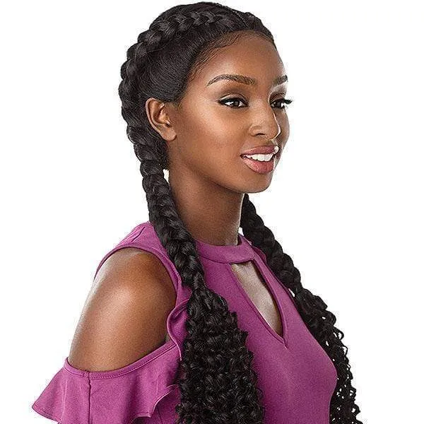 Sensationnel Cloud9 Vixen Synthetic Swiss Lace Wig - BOHEMIAN DUTCH BRAID