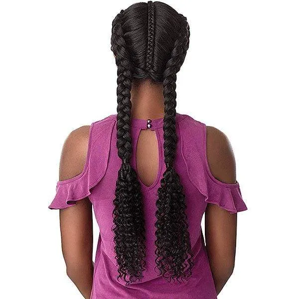 Sensationnel Cloud9 Vixen Synthetic Swiss Lace Wig - BOHEMIAN DUTCH BRAID