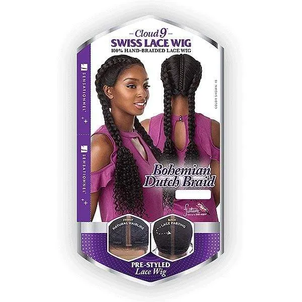 Sensationnel Cloud9 Vixen Synthetic Swiss Lace Wig - BOHEMIAN DUTCH BRAID