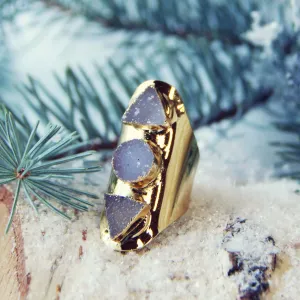 Shadow Druzy Ring