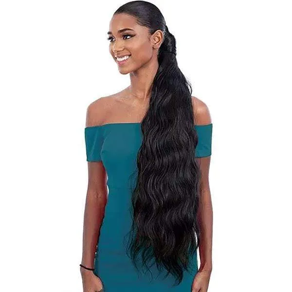 Shake-N-Go Milky Wavy Organique Mastermix Synthetic Pony Pro Ponytail - BODY WAVE 32"