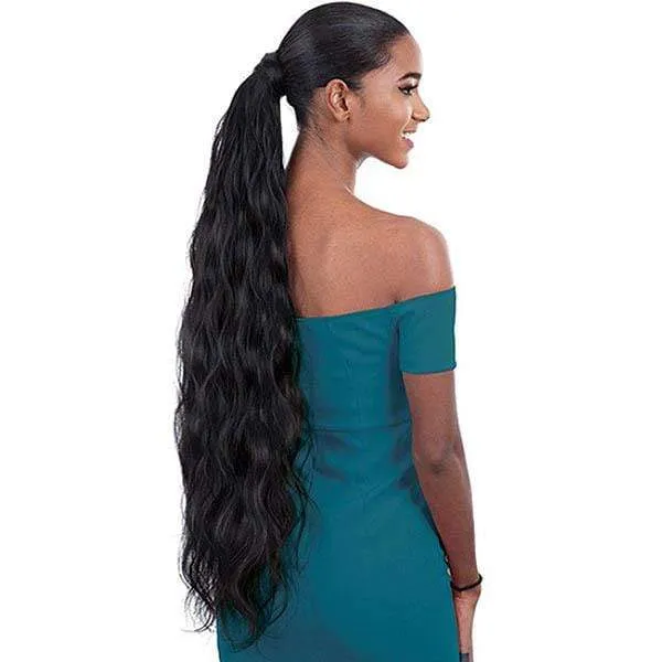Shake-N-Go Milky Wavy Organique Mastermix Synthetic Pony Pro Ponytail - BODY WAVE 32"