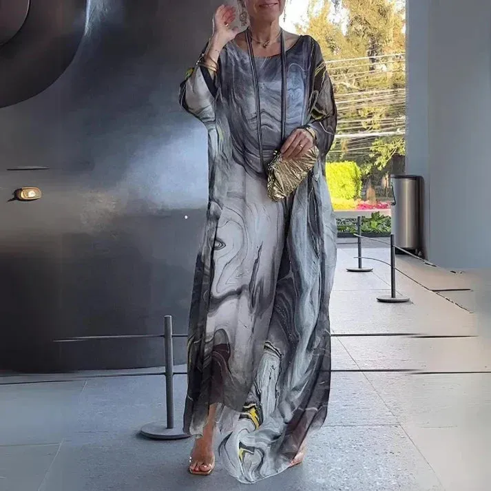 Sheer Kaftan Dress | Chiffon Blend | Lightweight and Elegant