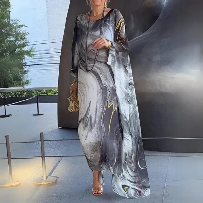 Sheer Kaftan Dress | Chiffon Blend | Lightweight and Elegant