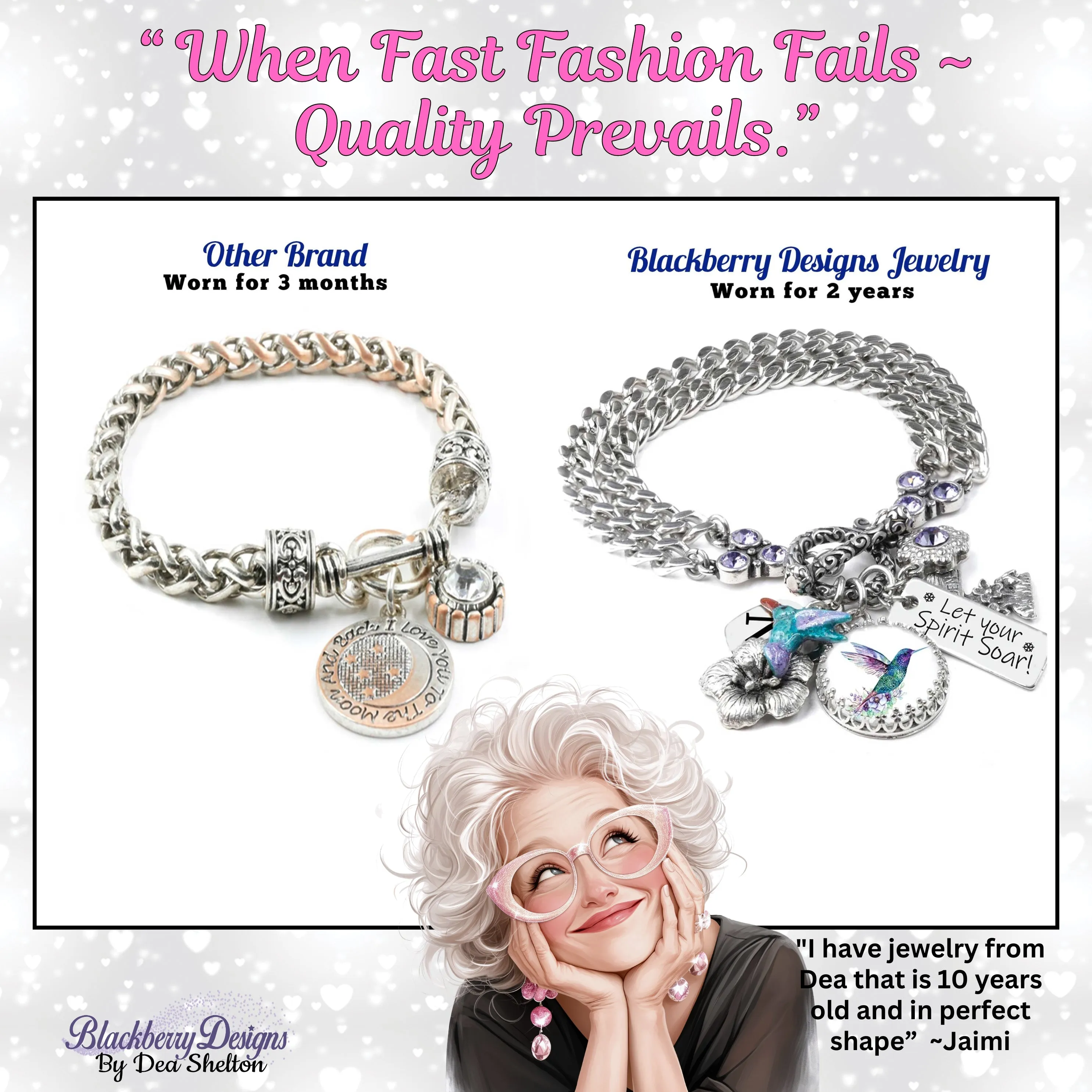 Sherlock Holmes Silver Charm Bracelet