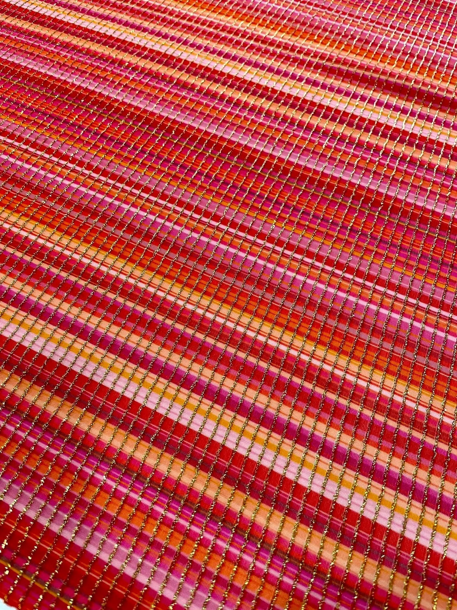 Shimmer Striped Ottoman Fabric - 4-Way Stretch Upholstery Material
