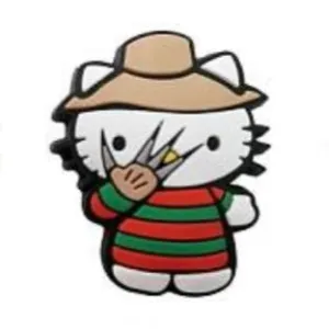 SHOE CHARMS - HELLO FREDDY KITTY KRUEGER NIGHTMARE ON ELM STREET