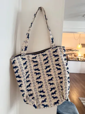 short carryall tote in small trot