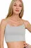 Simple Measures Single Strap Cami- Light Grey
