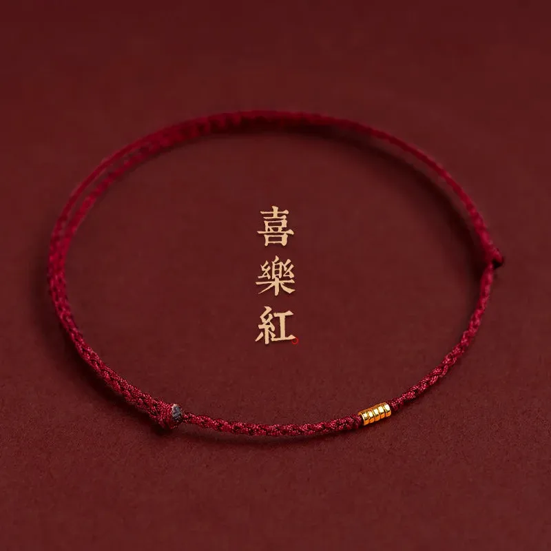 Simple Red Good Luck Bracelet
