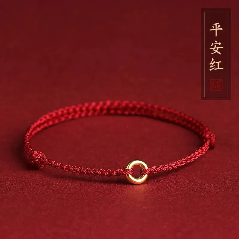 Simple Red Good Luck Bracelet