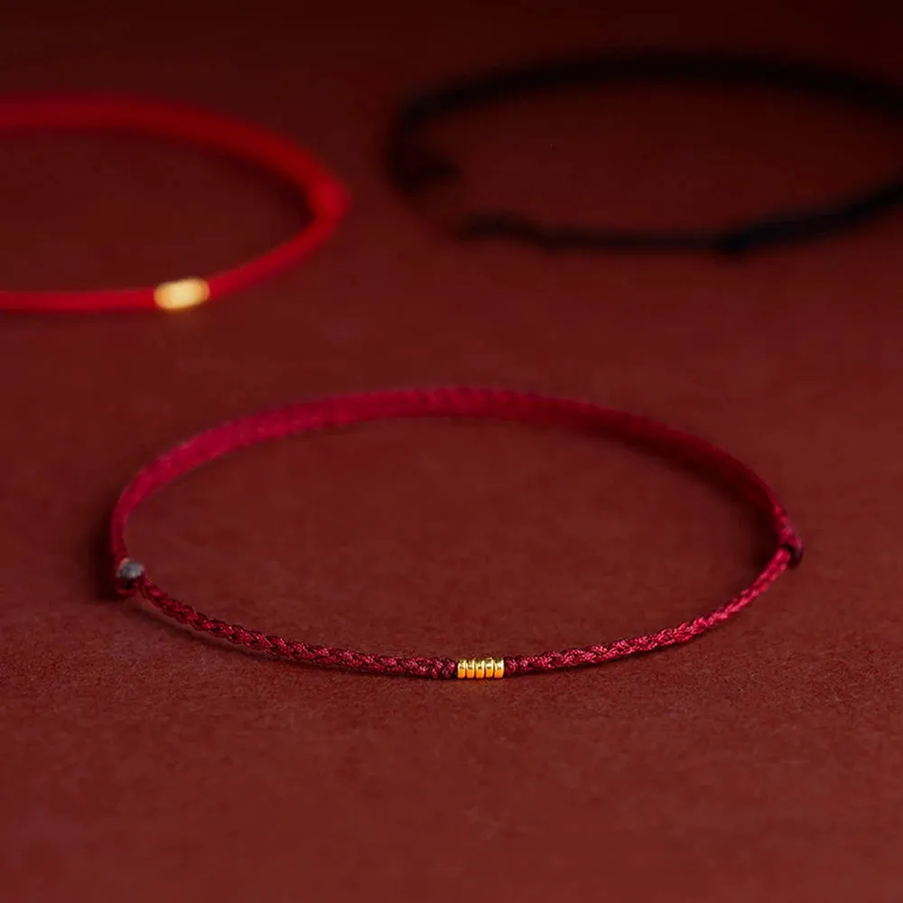 Simple Red Good Luck Bracelet