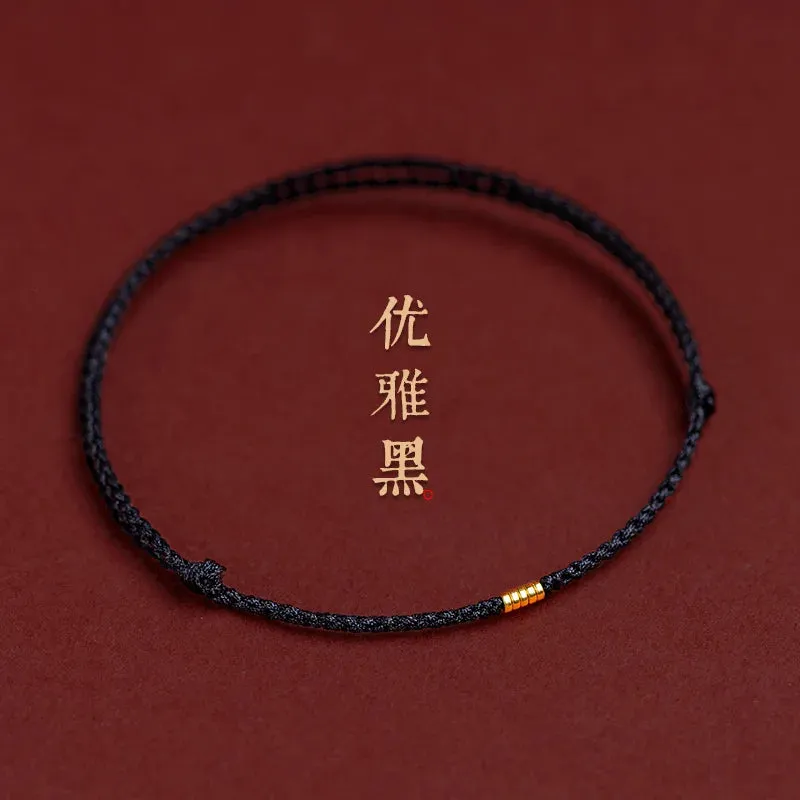 Simple Red Good Luck Bracelet