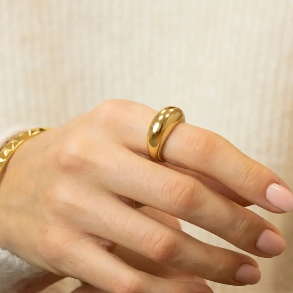 Simple Stainless Steel Rings