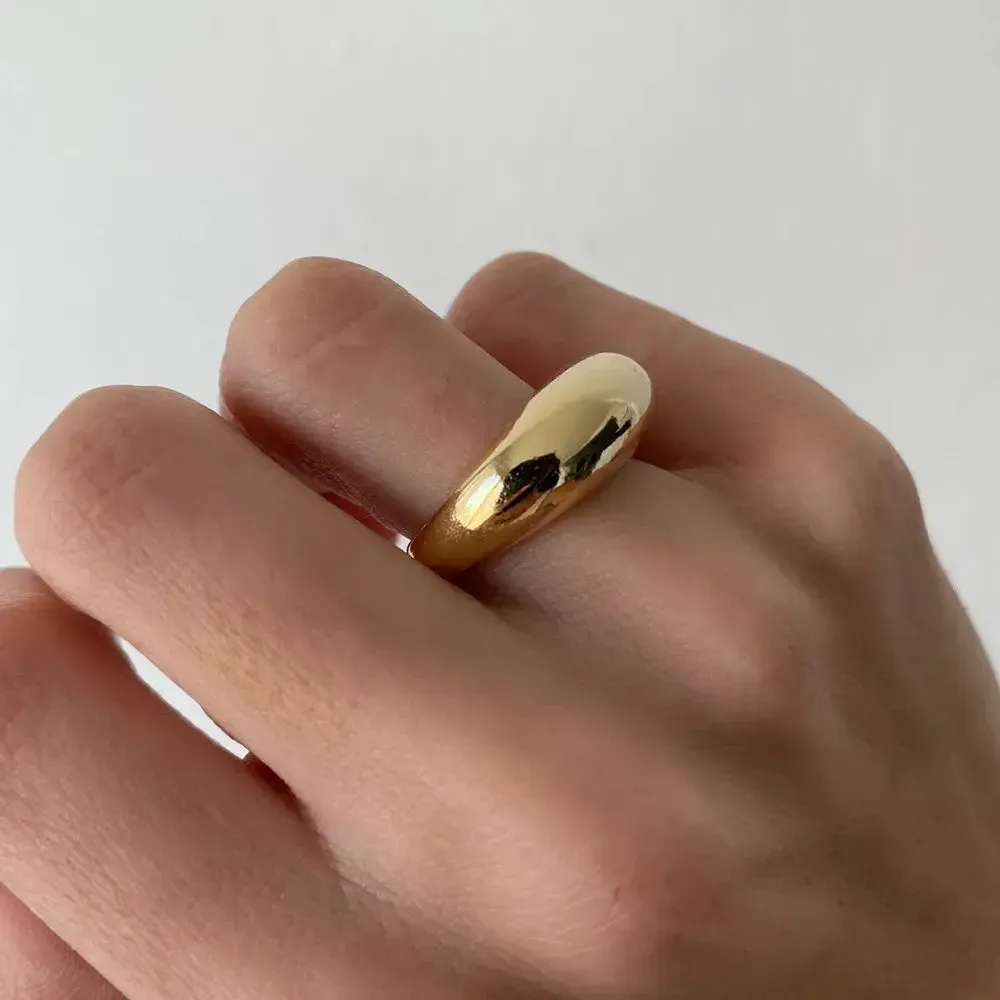 Simple Stainless Steel Rings