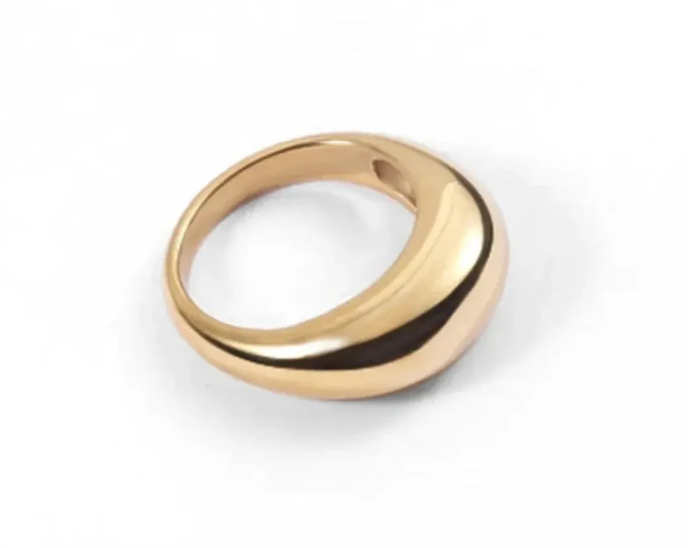 Simple Stainless Steel Rings