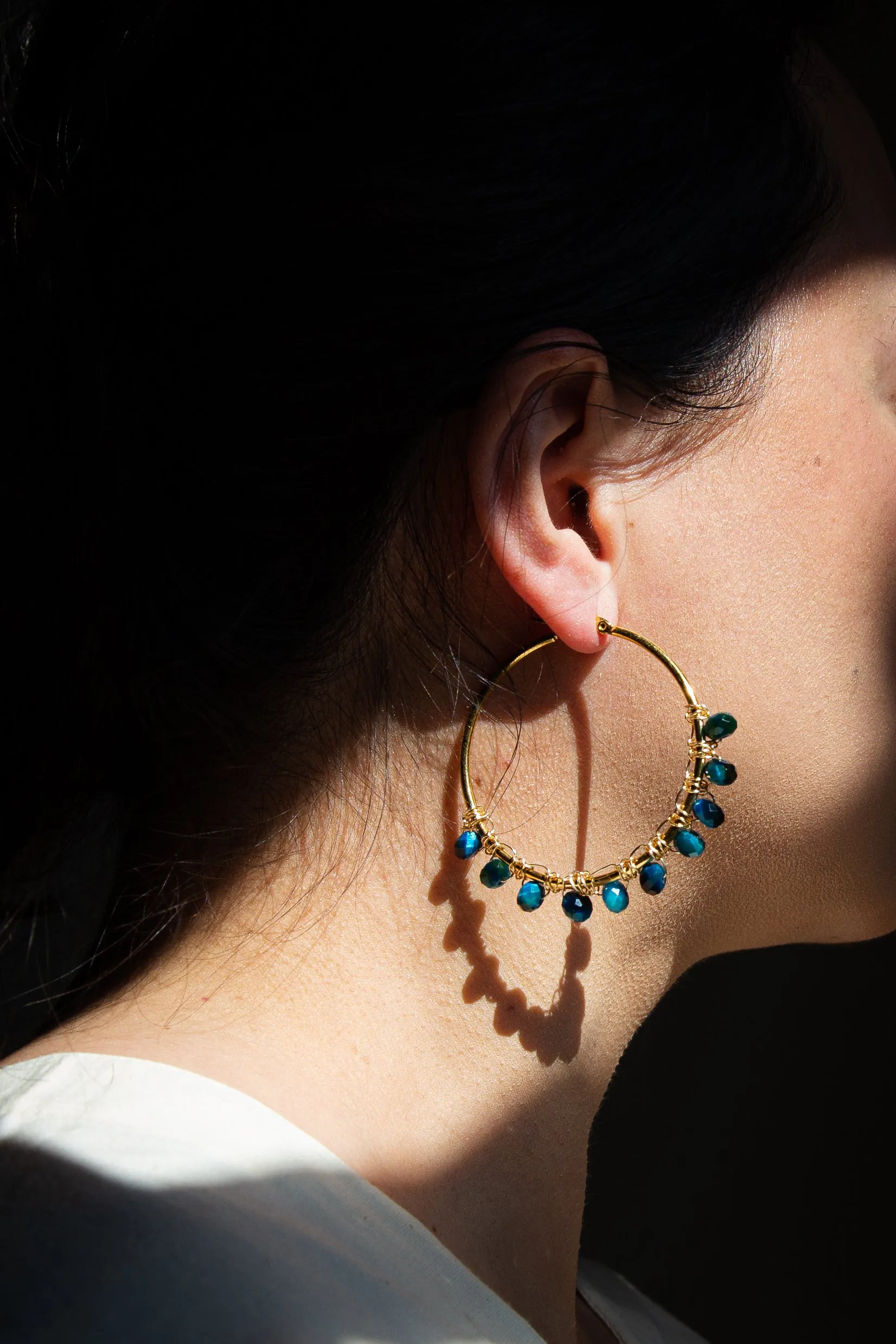 Sirena Hoop Earrings
