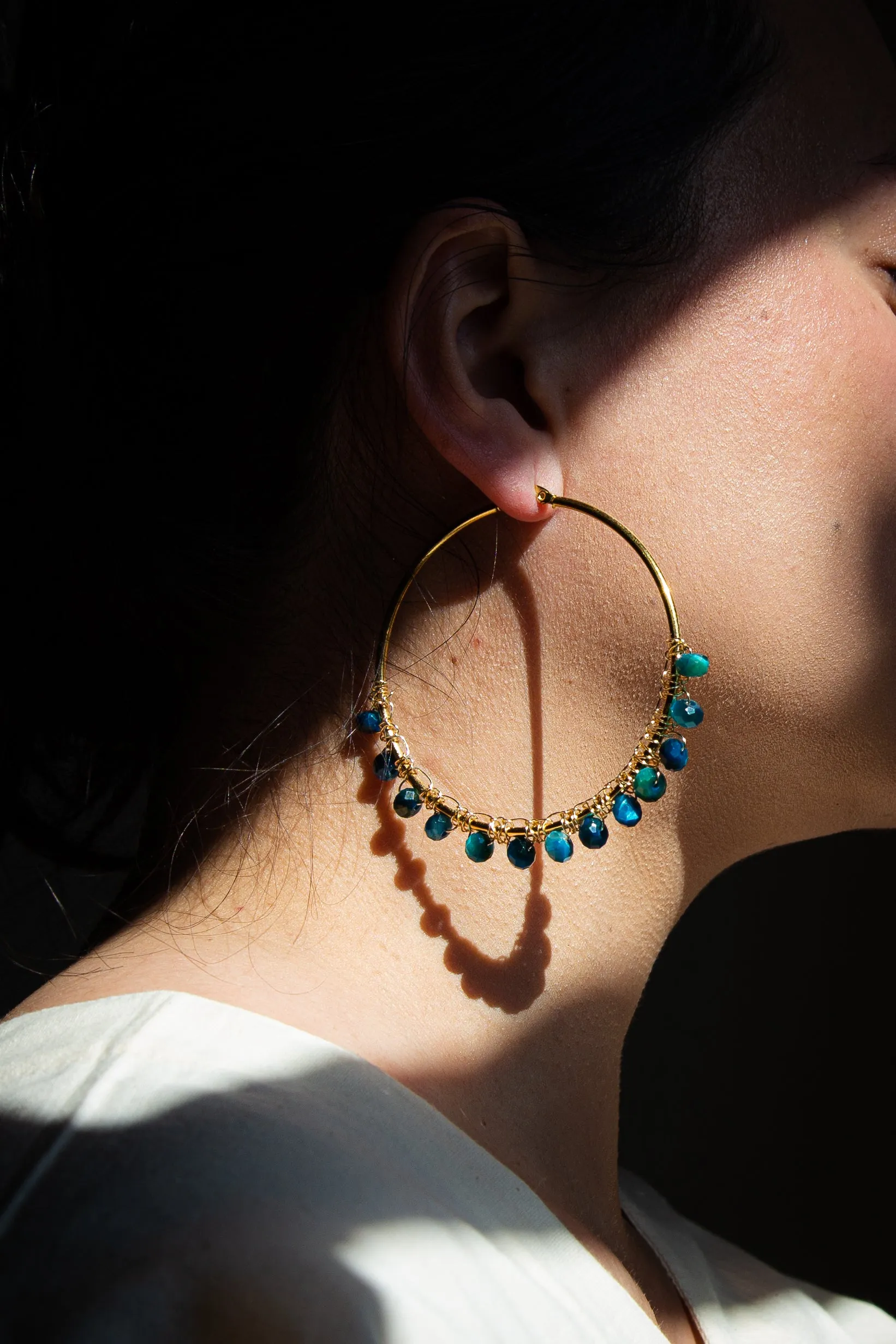 Sirena Hoop Earrings