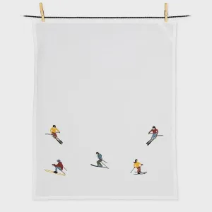Ski Scene Kitchen Towel