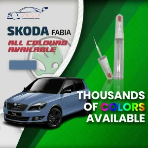 Skoda Fabia 2007 - 2014 VRS Premium Stone Chip Needle Touch up Paint All Colours