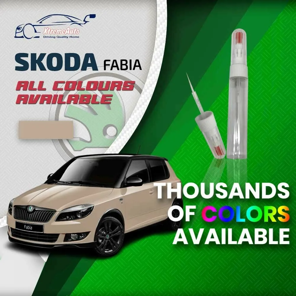 Skoda Fabia 2007 - 2014 VRS Premium Stone Chip Needle Touch up Paint All Colours