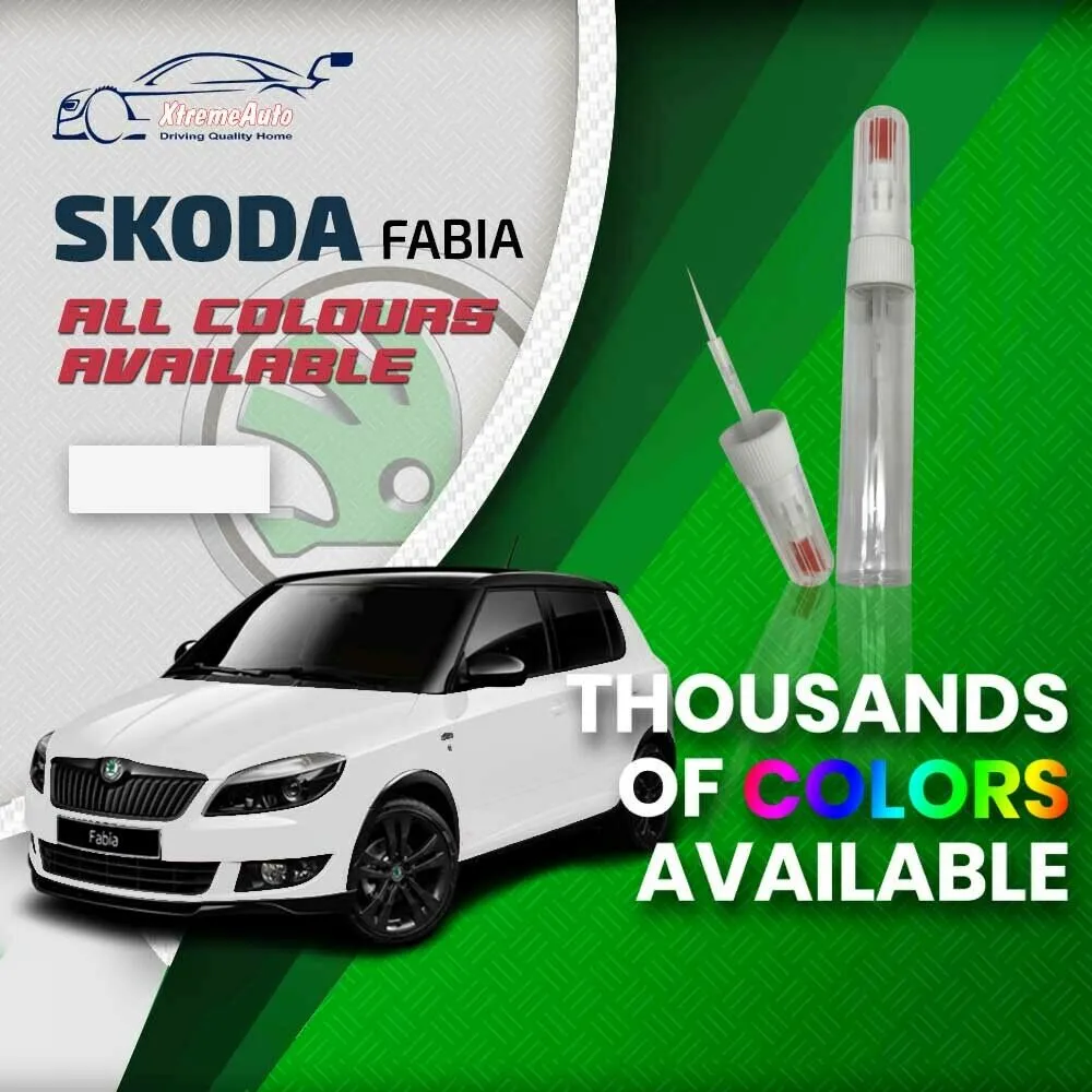 Skoda Fabia 2007 - 2014 VRS Premium Stone Chip Needle Touch up Paint All Colours