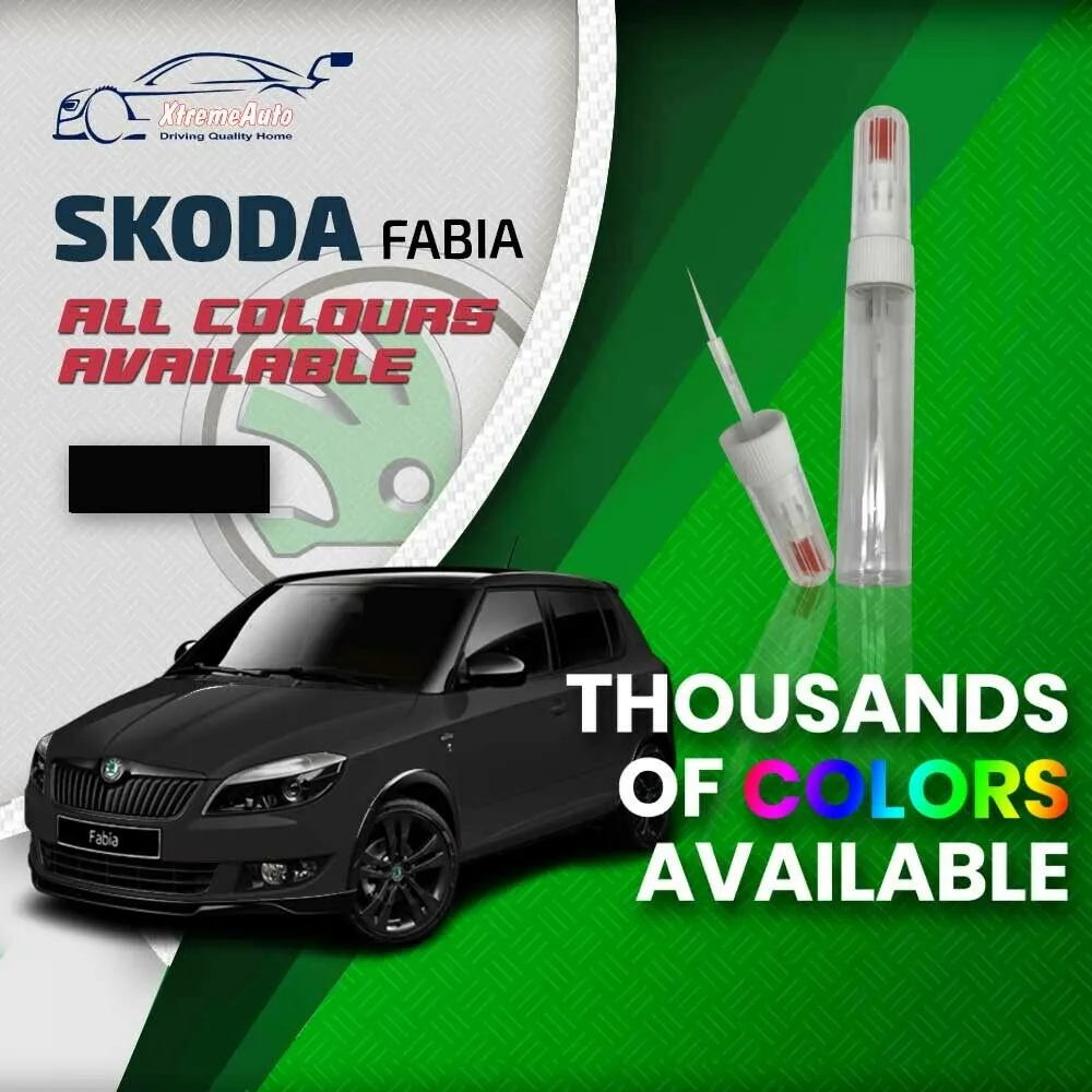 Skoda Fabia 2007 - 2014 VRS Premium Stone Chip Needle Touch up Paint All Colours