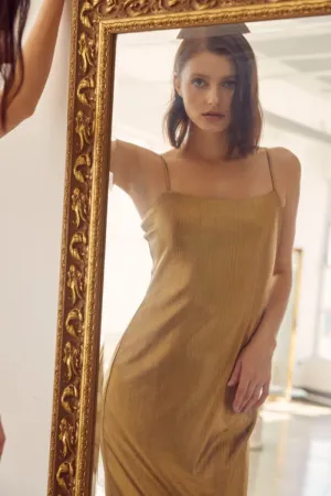 S/L Met Midi Dress