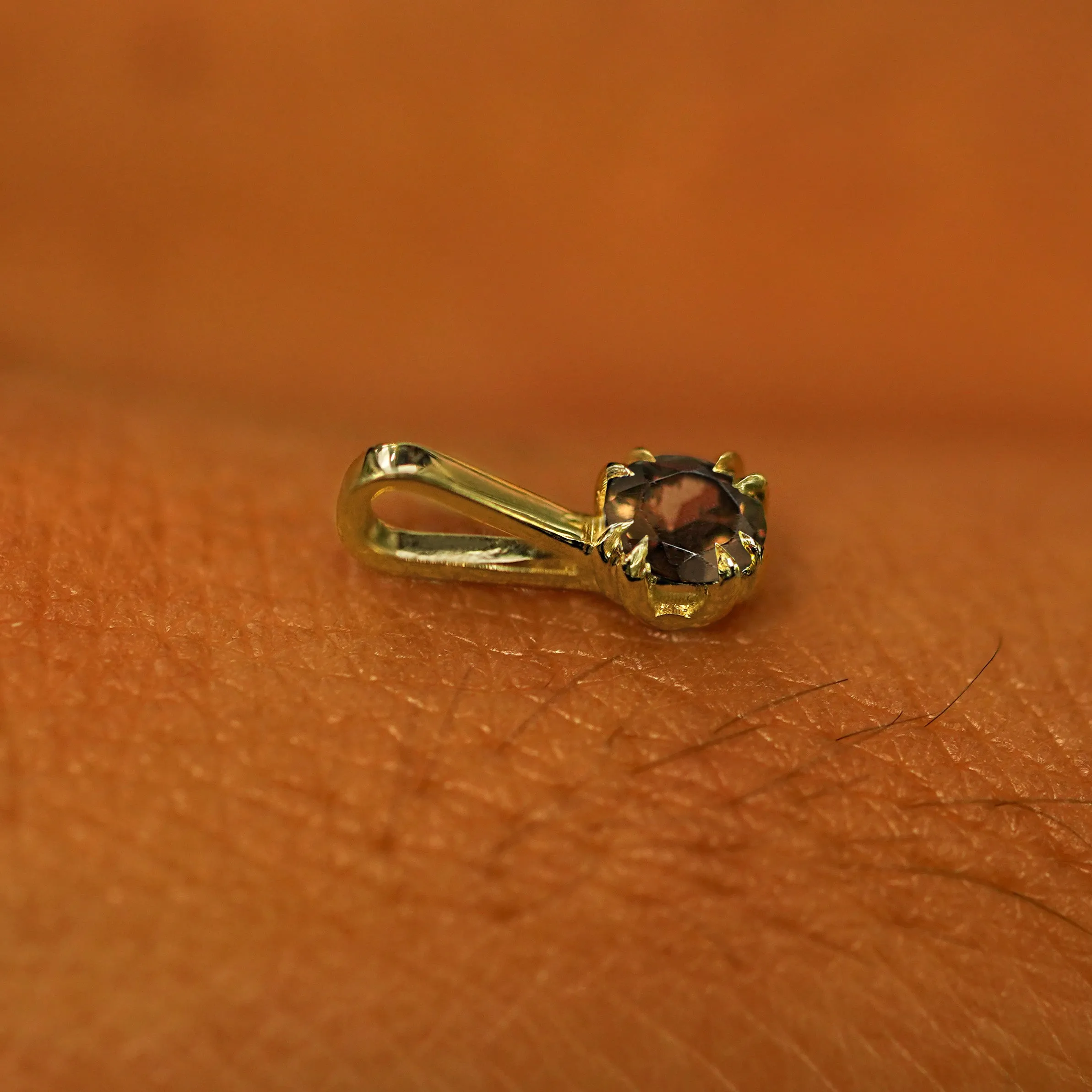 Smoky Quartz Charm