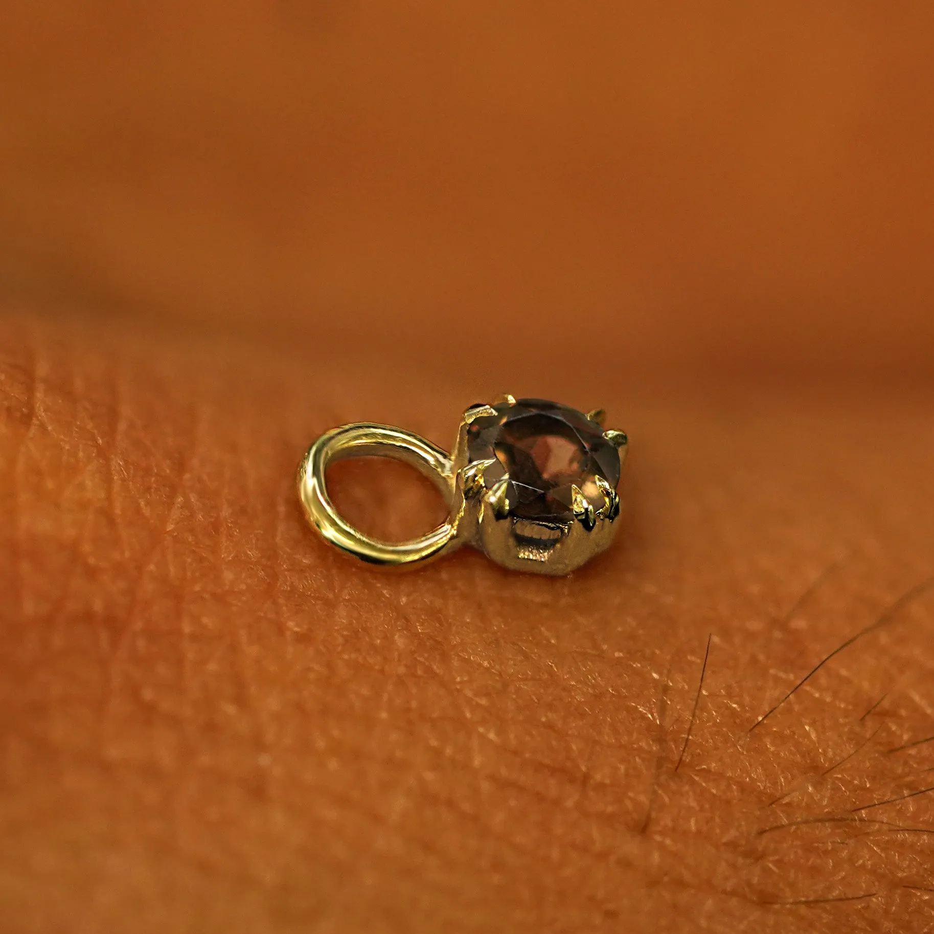 Smoky Quartz Charm