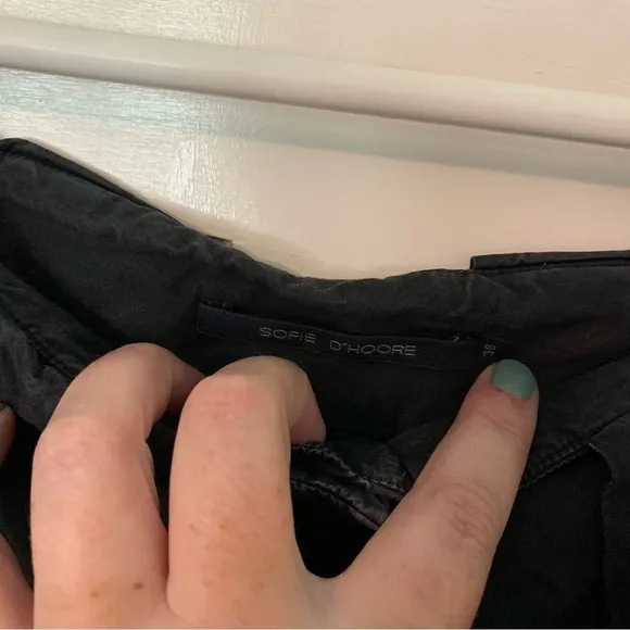 Sofie D’Hoore Black Cotton Skirt