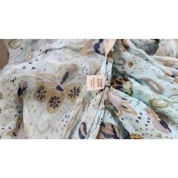 Soft Surroundings women's multicolored floral print cover-up cardigan one size