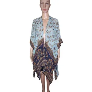 Soft Surroundings women's multicolored floral print cover-up cardigan one size