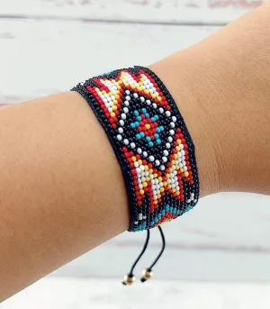 Southwest beaded bracelet   Multi