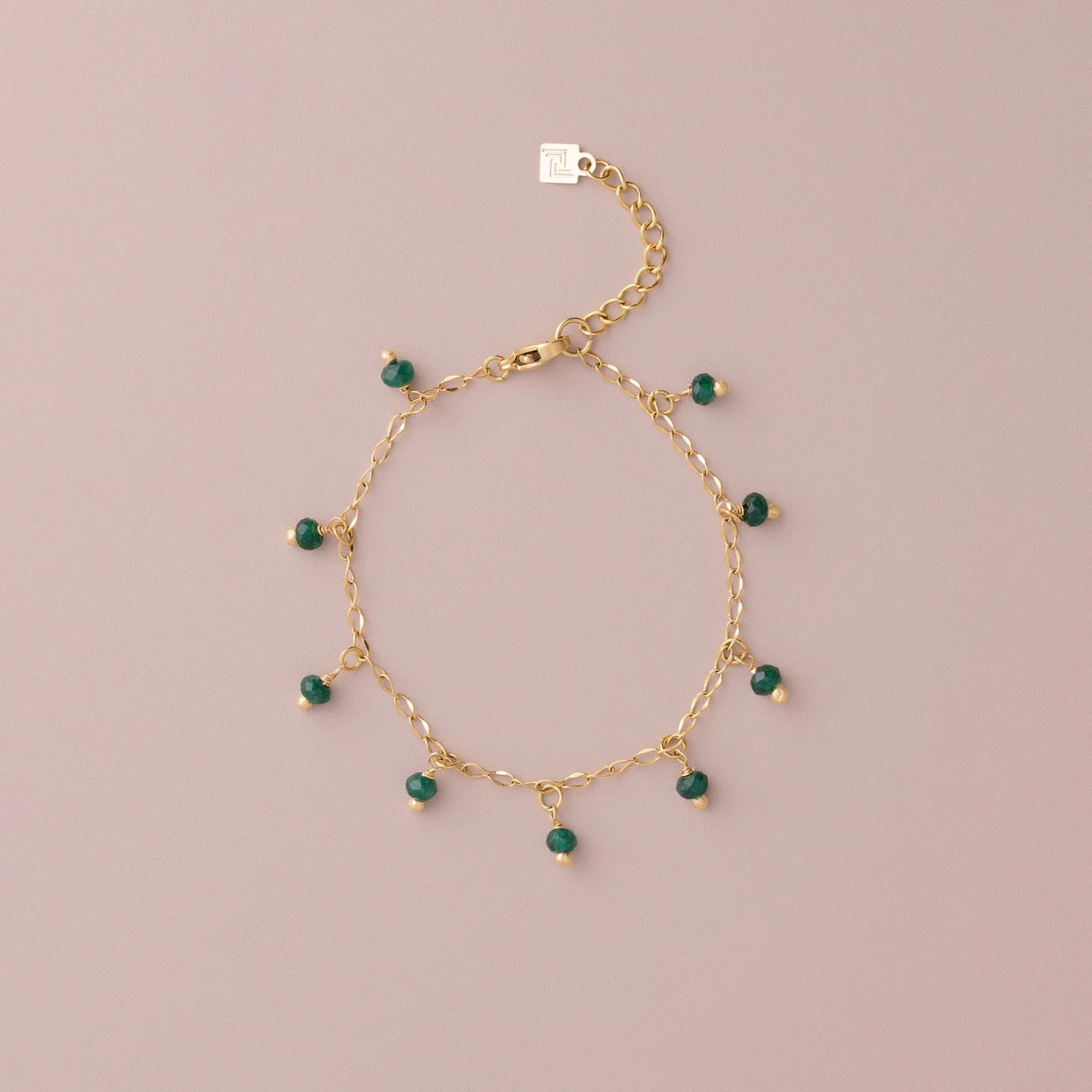 Sparkle Drop Charms Bracelet