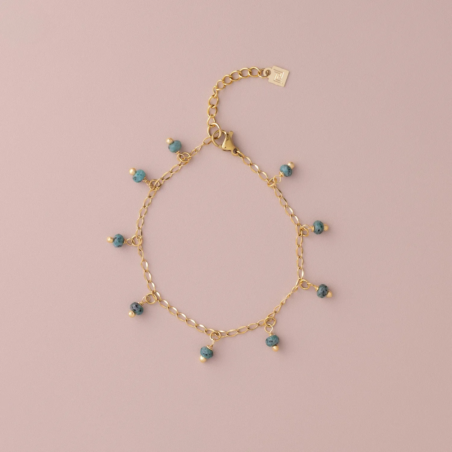 Sparkle Drop Charms Bracelet