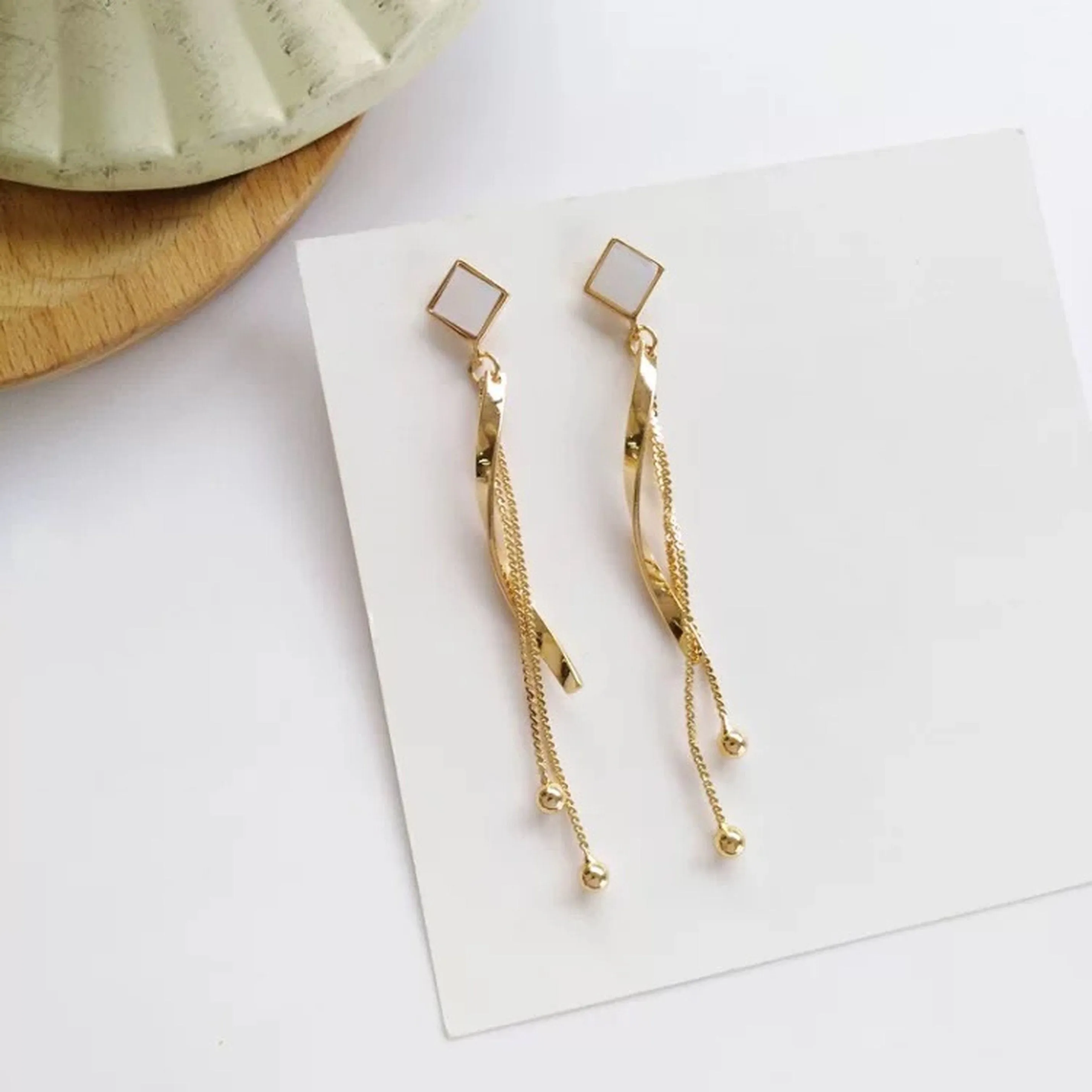 Spiral Dangle earrings
