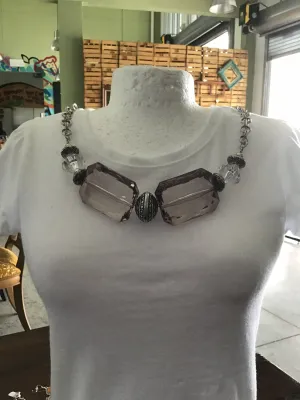 Square Gem Necklace