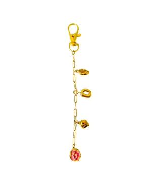 Stacked Chain Bag Charm