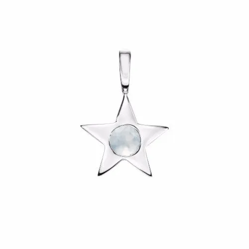 Star Birthstone Charm Necklace