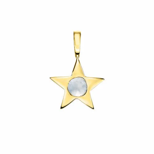 Star Birthstone Charm Necklace