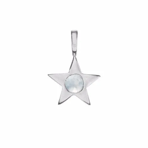 Star Birthstone Charm Necklace