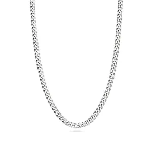 Sterling Silver 22" 3.8mm Curb Link Chain