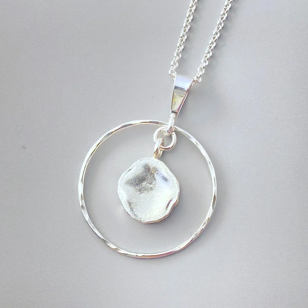 Sterling Silver Ring Necklace