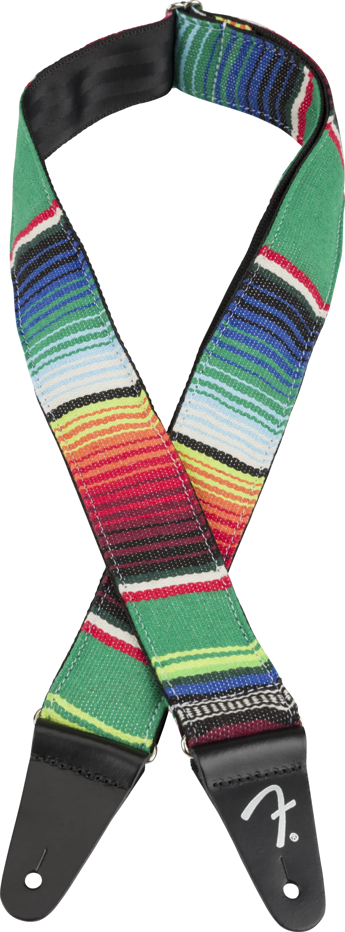 STRAP GUITAR FENDER 2" Serape Strap - Green Multi
