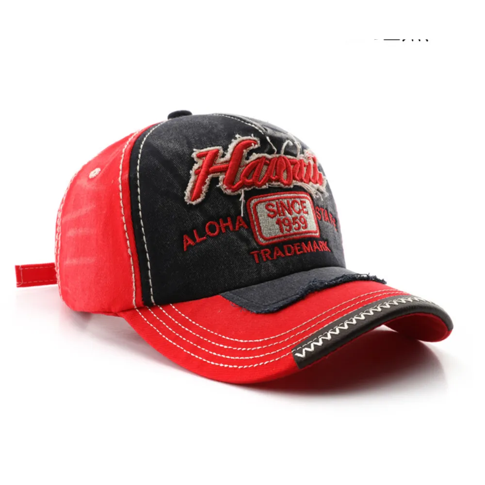 Street Contrast Letter Embroidered Hat