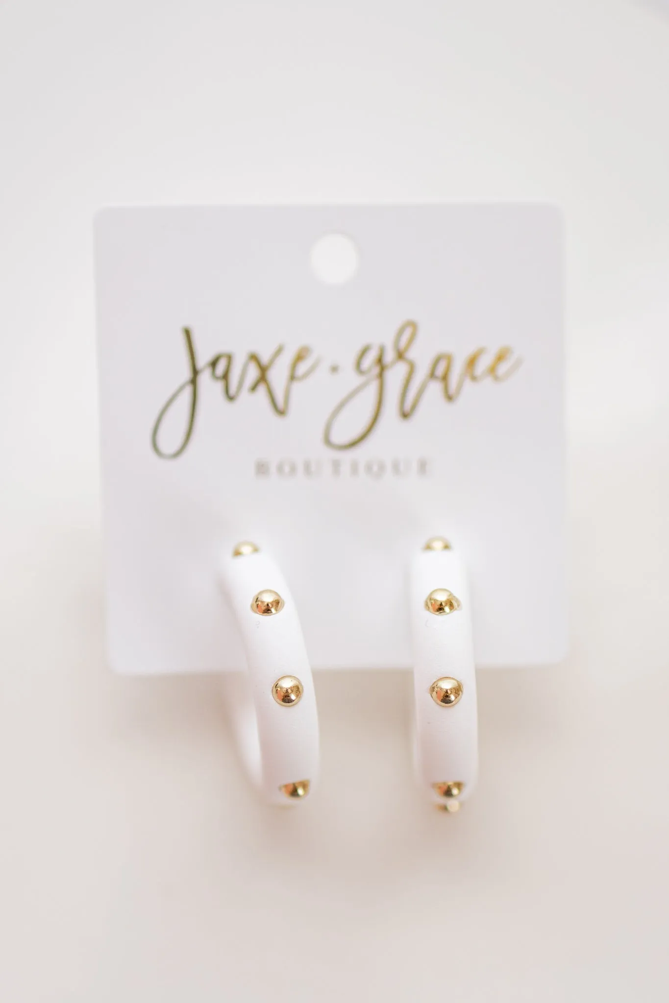 Studded Candace Hoop Earrings, VARIOUS