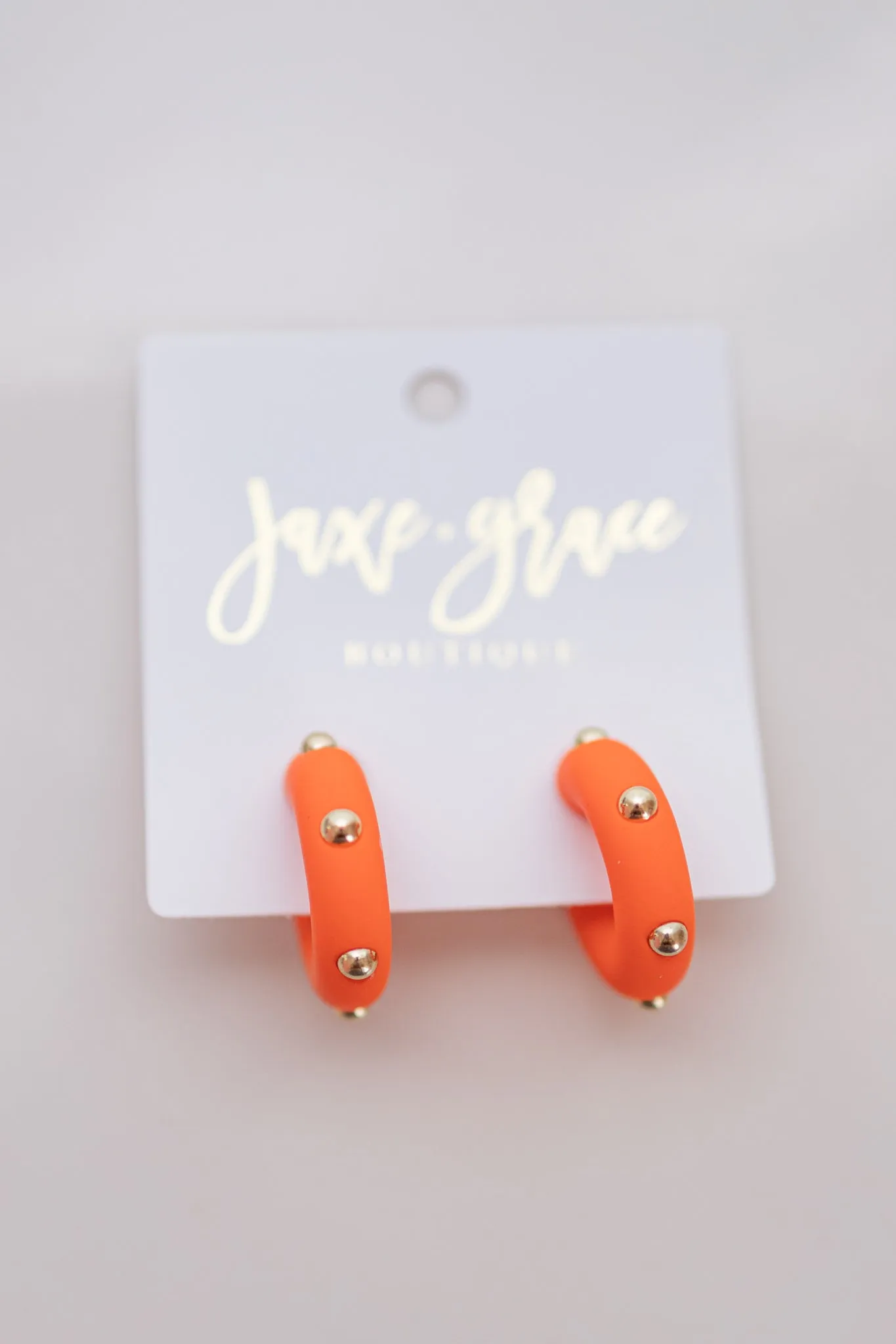 Studded Candace Hoop Earrings, VARIOUS