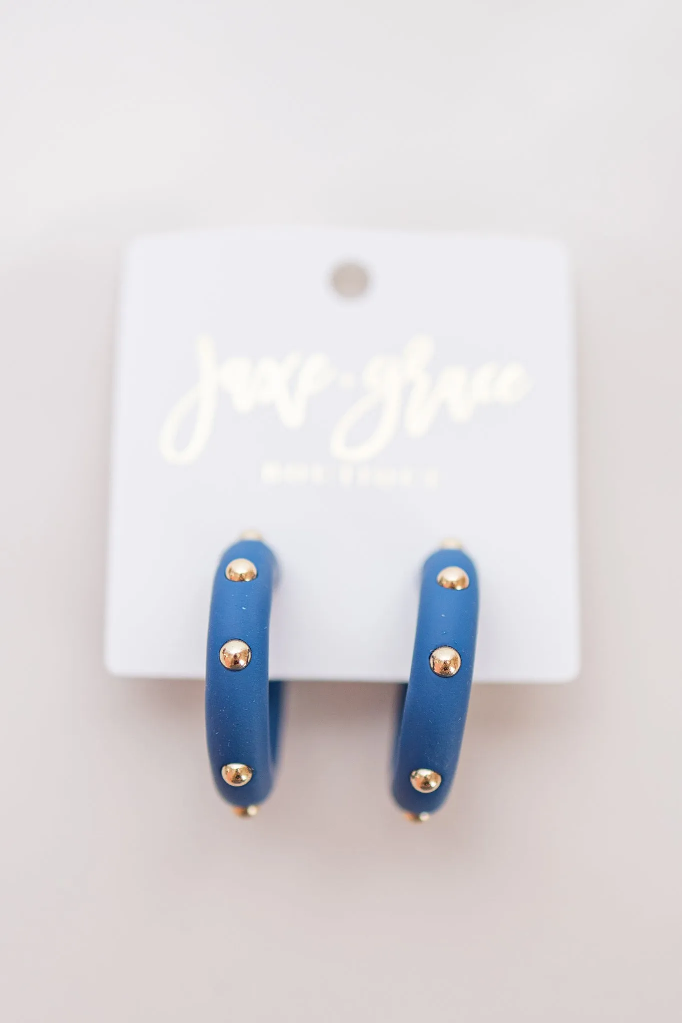 Studded Candace Hoop Earrings, VARIOUS