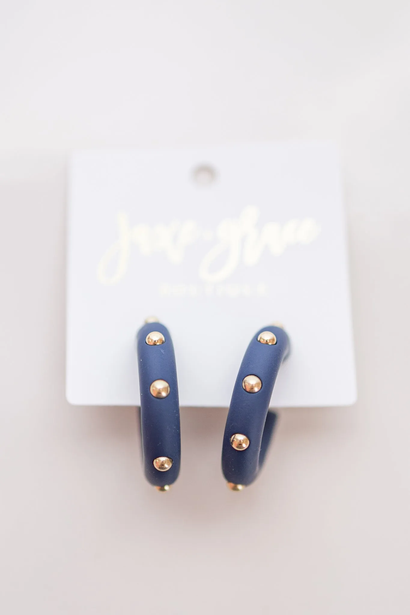 Studded Candace Hoop Earrings, VARIOUS